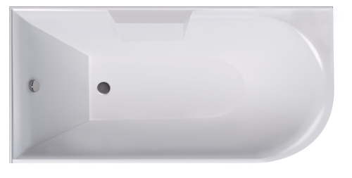 Ванна акриловая Grossman Cristal GR-2201L 150х75 пристенная прямоугольная с ножками - фото 2